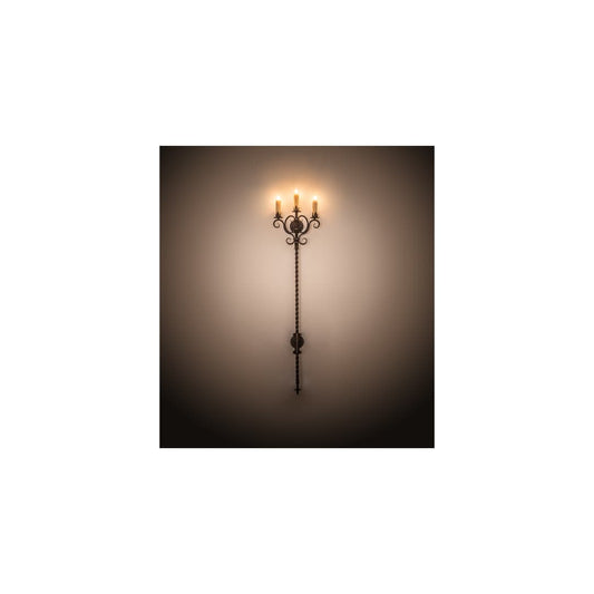 Palmira 3 Light 70" Tall Wall Sconce