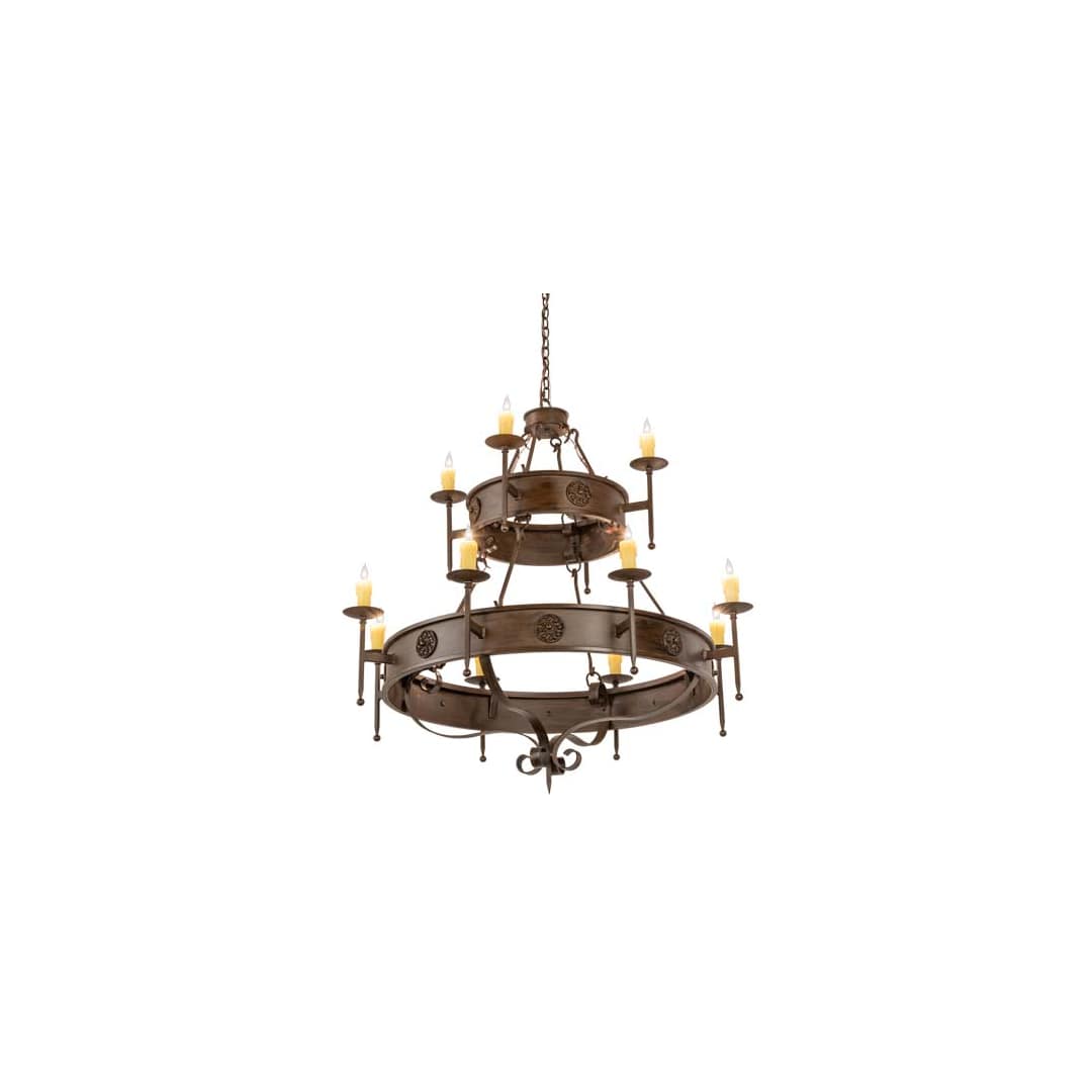 Lorenzo 12 Light 48" Wide Taper Candle Style Chandelier