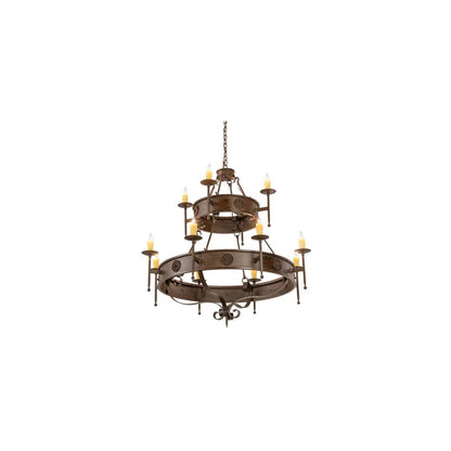 Lorenzo 12 Light 48" Wide Taper Candle Style Chandelier