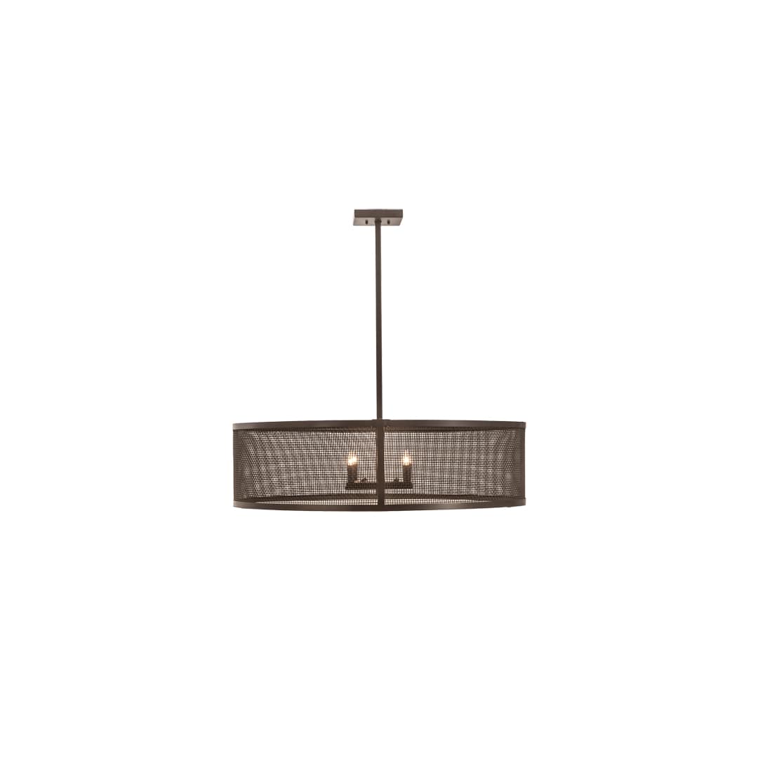 4 Light 36" Wide Cage Pendant