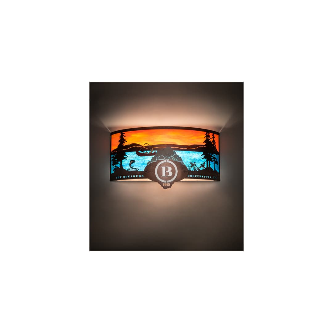 Boulders 4 Light 16" Tall Wall Sconce