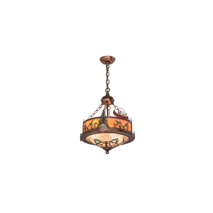 4 Light 16" Wide Pendant