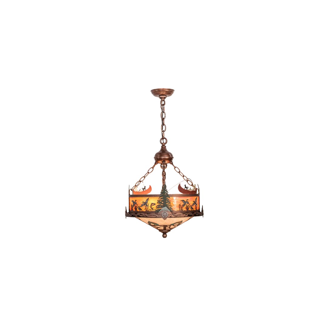 4 Light 16" Wide Pendant