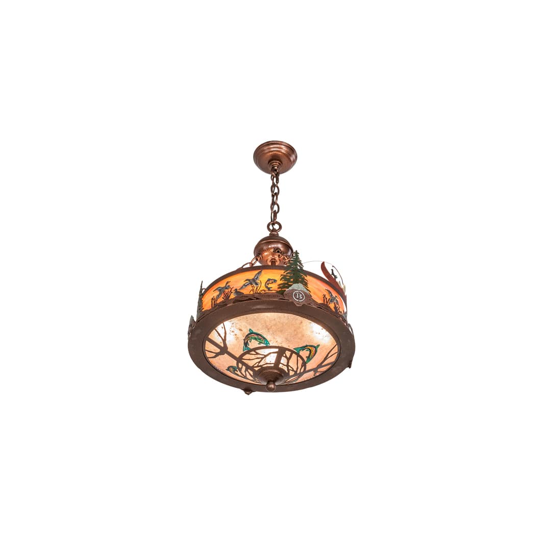 4 Light 16" Wide Pendant