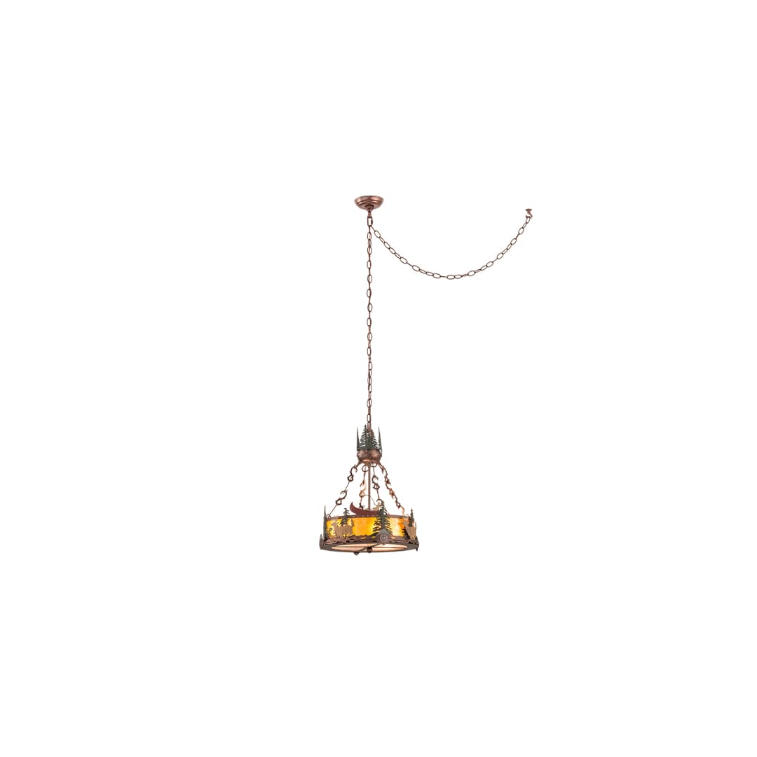 3 Light 16" Wide Pendant