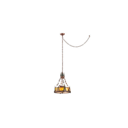 3 Light 16" Wide Pendant
