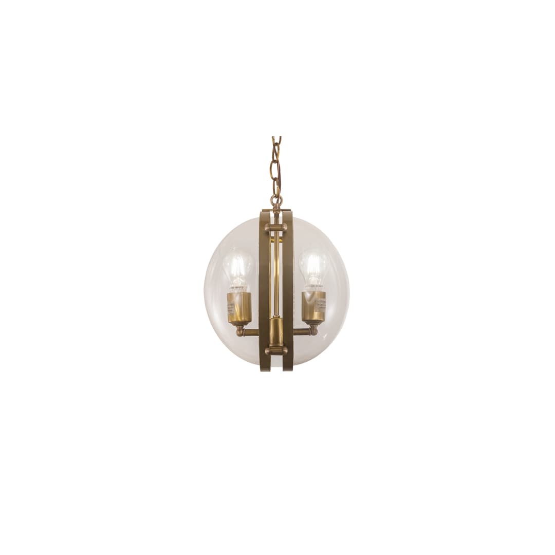 2 Light 11" Wide Pendant