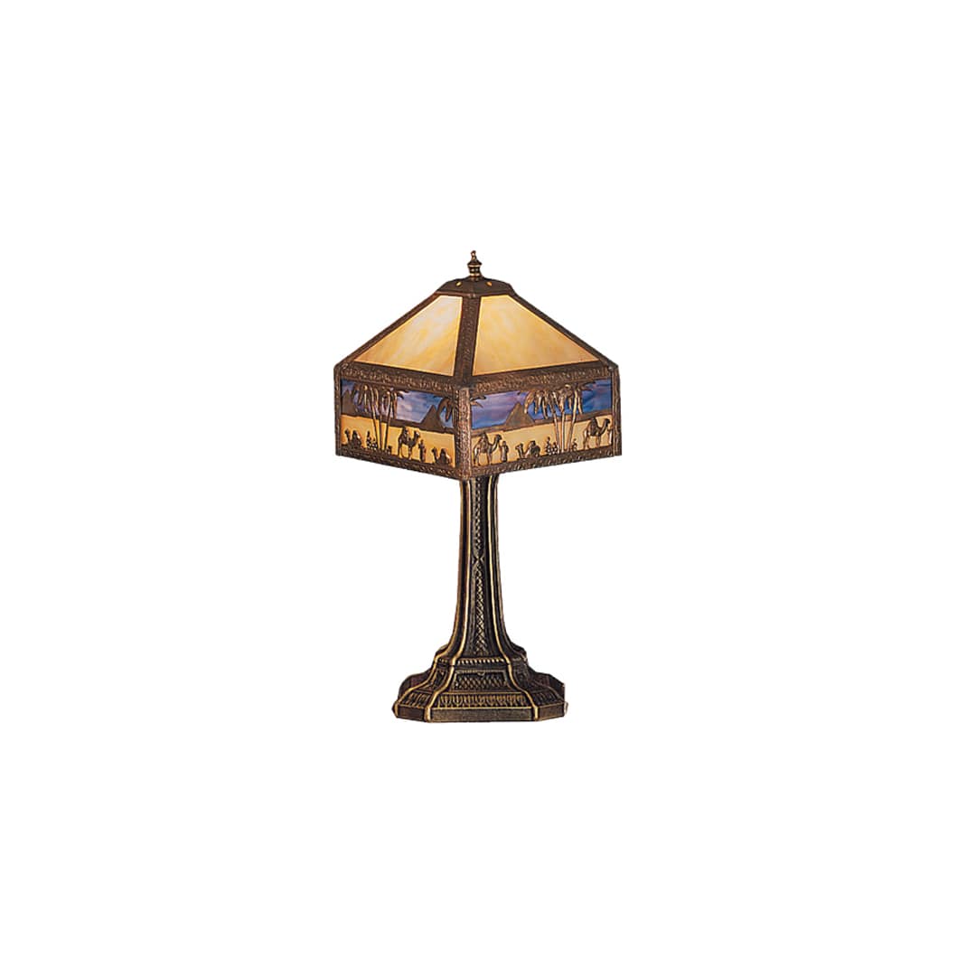Camel Mission 20" Tall Buffet Table Lamp