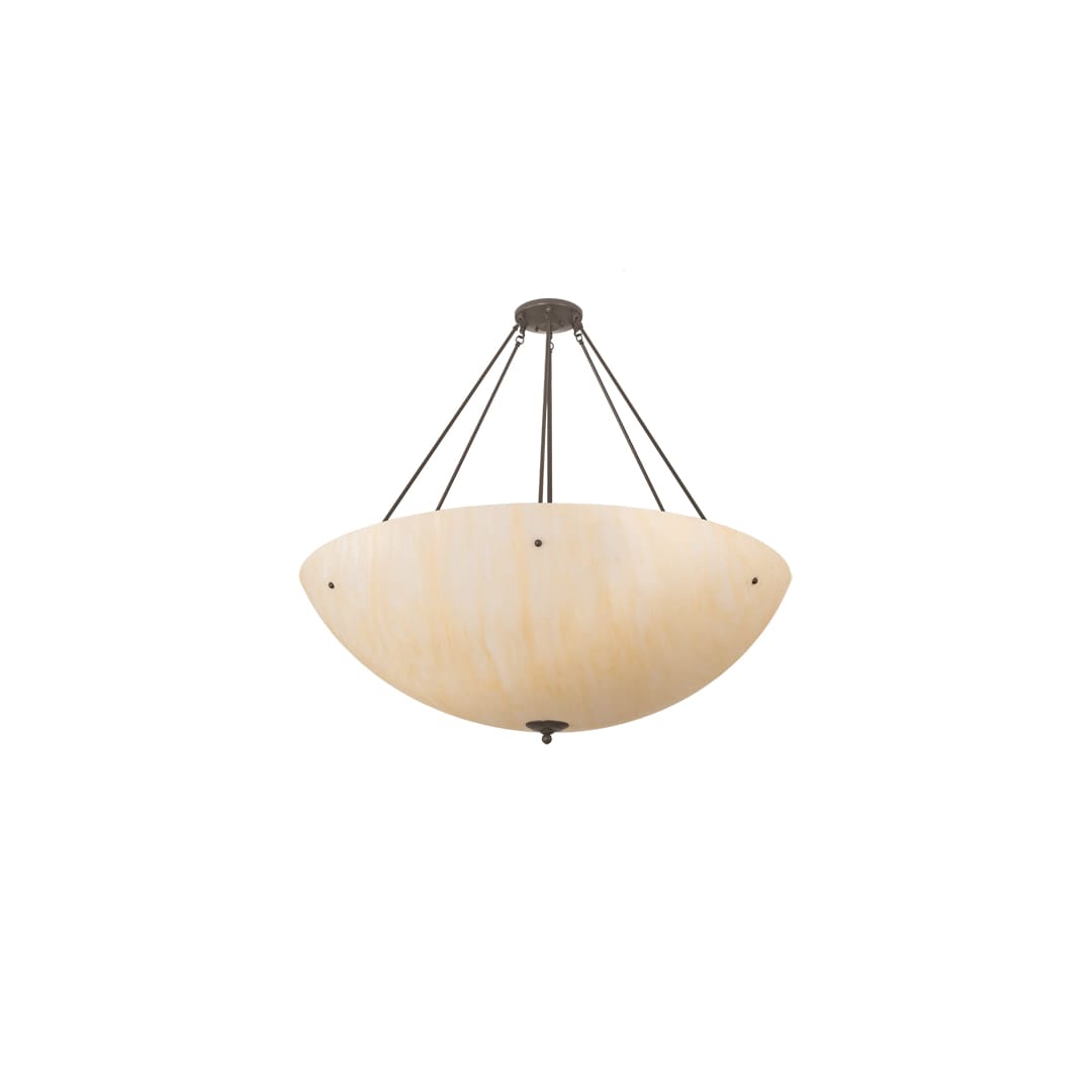 Madison 8 Light 48" Wide Semi-Flush Bowl Ceiling Fixture - Timeless Bronze Finish
