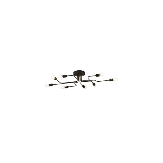 PipeDream Alva 8 Light 44" Wide Semi-Flush Linear Ceiling Fixture