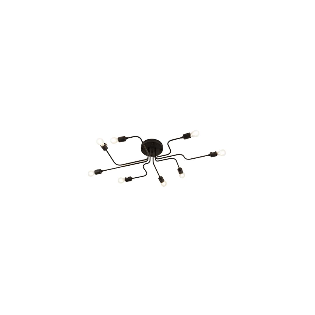 PipeDream Alva 8 Light 44" Wide Semi-Flush Linear Ceiling Fixture
