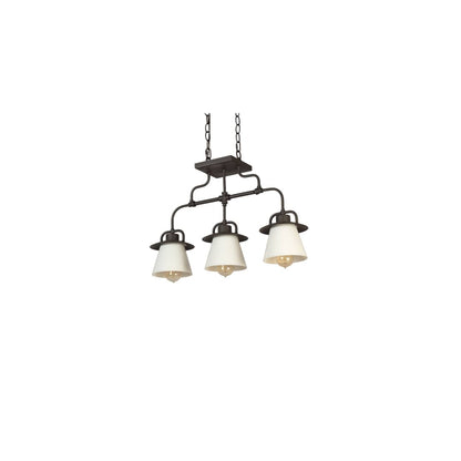 3 Light 24" Wide Linear Pendant