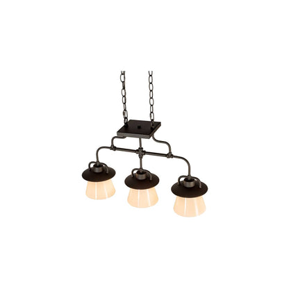 3 Light 24" Wide Linear Pendant