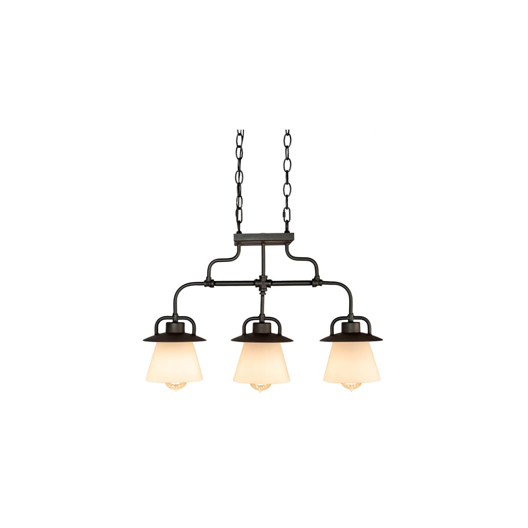 3 Light 24" Wide Linear Pendant