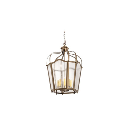 8 Light 22" Wide Taper Candle Pendant