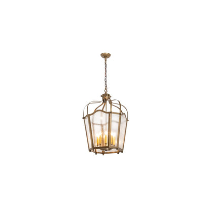 8 Light 22" Wide Taper Candle Pendant