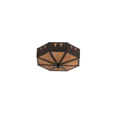 Pinecone 4 Light 16" Wide Flush Mount Ceiling Fixture