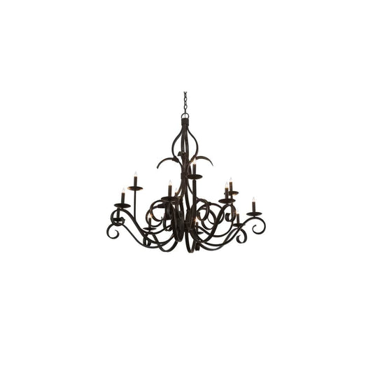 Cypress 12 Light 48" Wide Taper Candle Style Chandelier