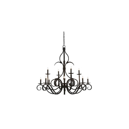 Cypress 12 Light 48" Wide Taper Candle Style Chandelier