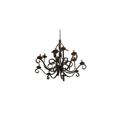 Cypress 12 Light 48" Wide Taper Candle Style Chandelier