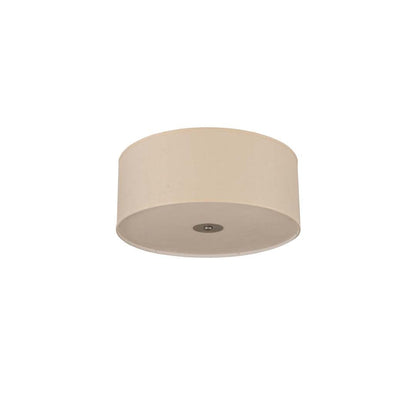 Cilindro 3 Light 30" Wide Semi-Flush Drum Ceiling Fixture - Nickel Finish