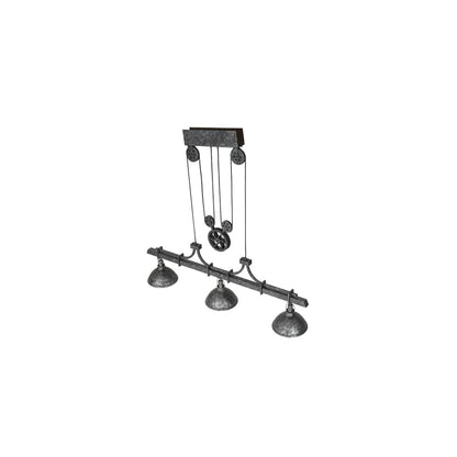 3 Light 67" Wide Linear Pendant