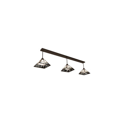 3 Light 84" Wide Linear Pendant