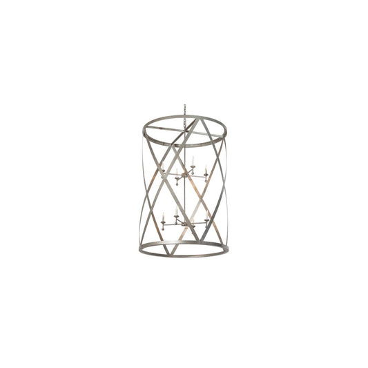 8 Light 42" Wide Taper Candle Pendant