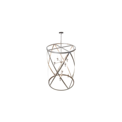 8 Light 42" Wide Taper Candle Pendant