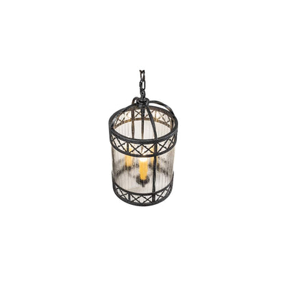 3 Light 12" Wide Taper Candle Pendant