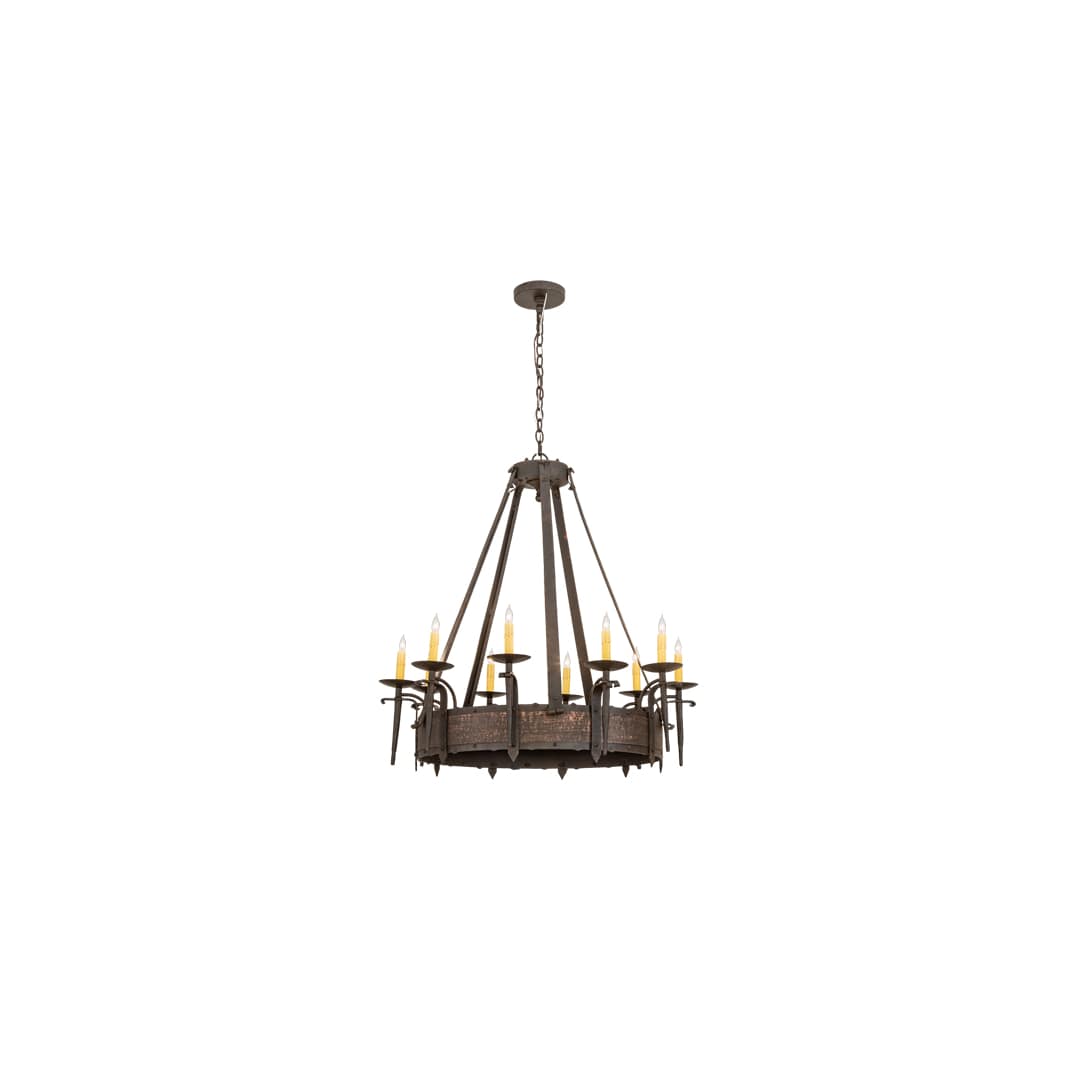 Costello 10 Light 35" Wide Taper Candle Style Chandelier