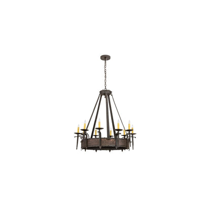Costello 10 Light 35" Wide Taper Candle Style Chandelier