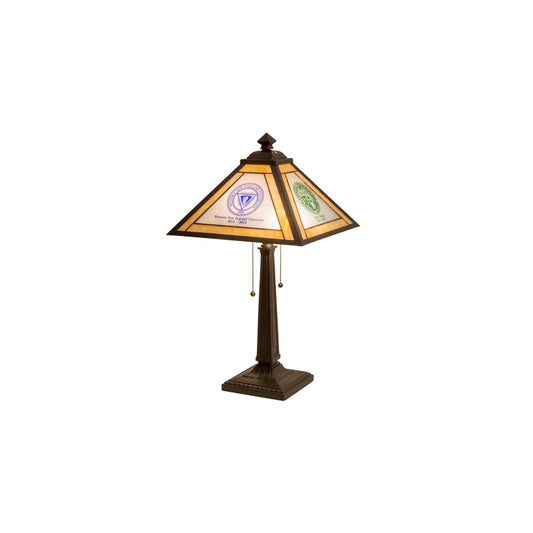 Personalized 2 Light 23" Tall Buffet Table Lamp