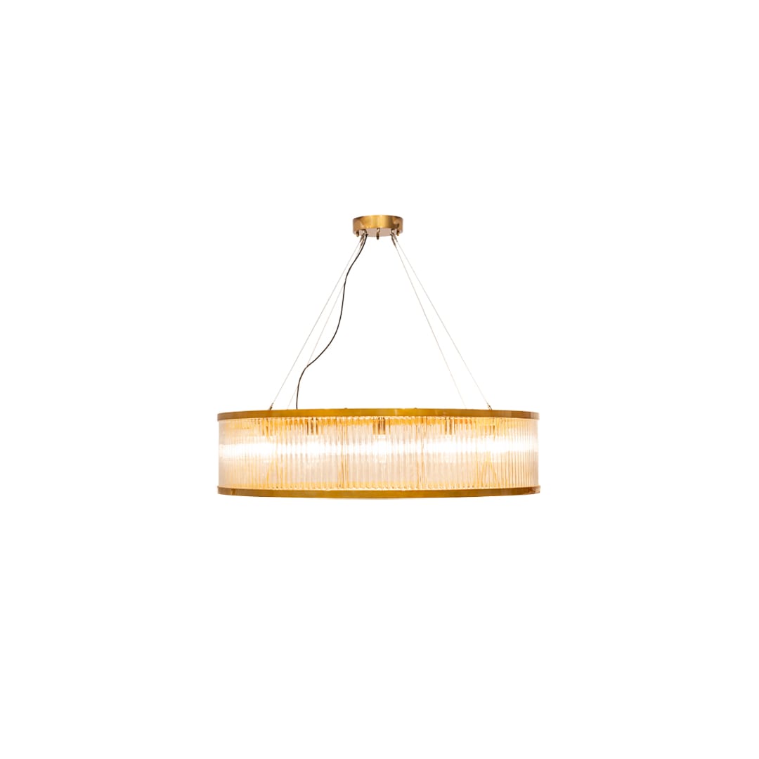 12 Light 50" Wide Pendant