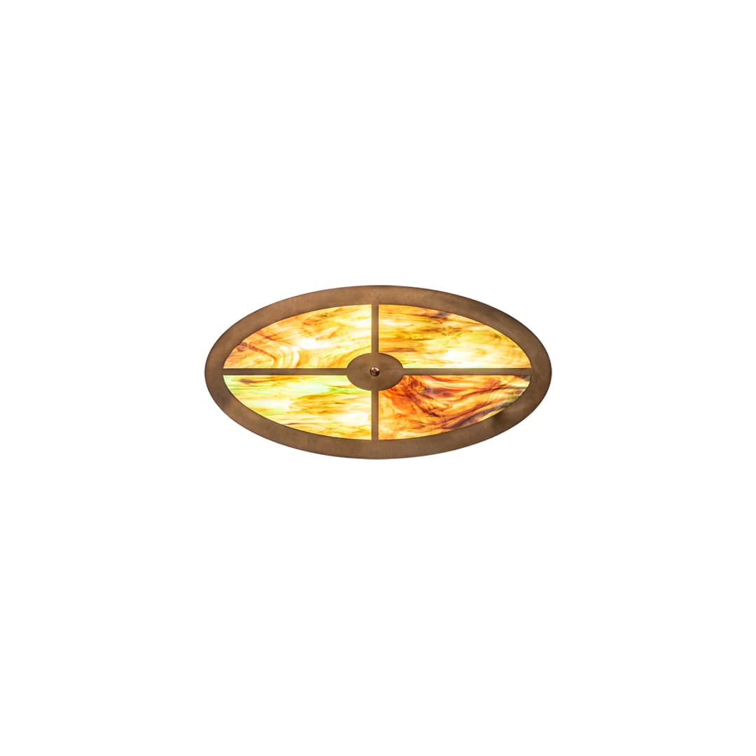 4 Light 36" Wide Abstract Linear Pendant