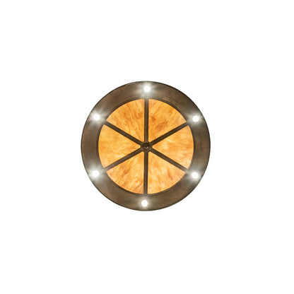 6 Light 41" Wide Abstract Pendant