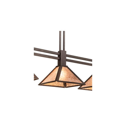 3 Light 45" Wide Linear Pendant