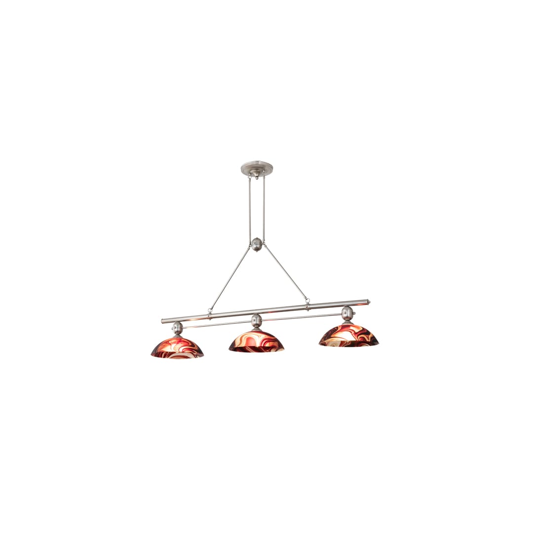 3 Light 70" Wide Linear Pendant