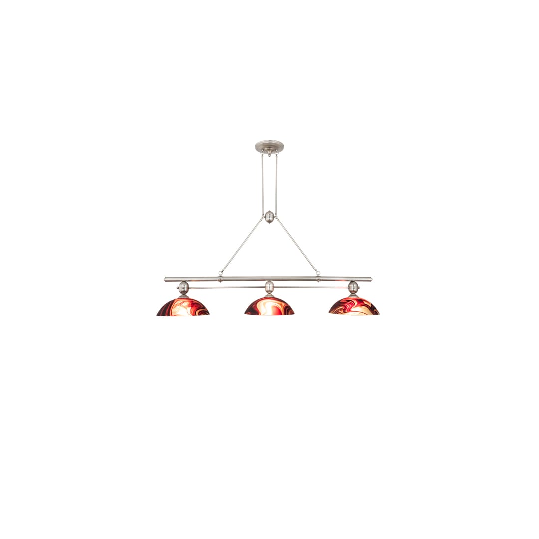 3 Light 70" Wide Linear Pendant