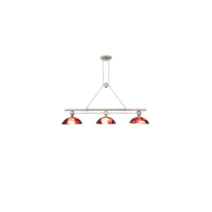 3 Light 70" Wide Linear Pendant