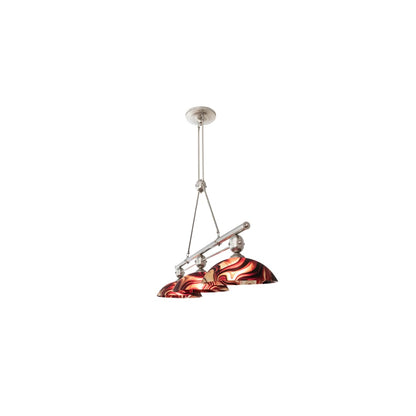 3 Light 70" Wide Linear Pendant