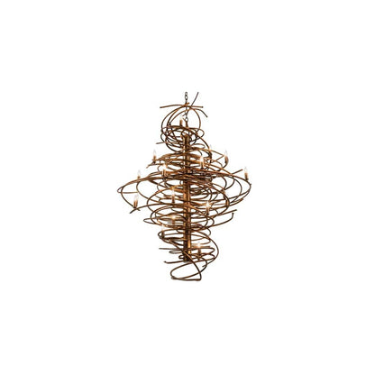 Cyclone 20 Light 40" Wide Taper Candle Style Chandelier
