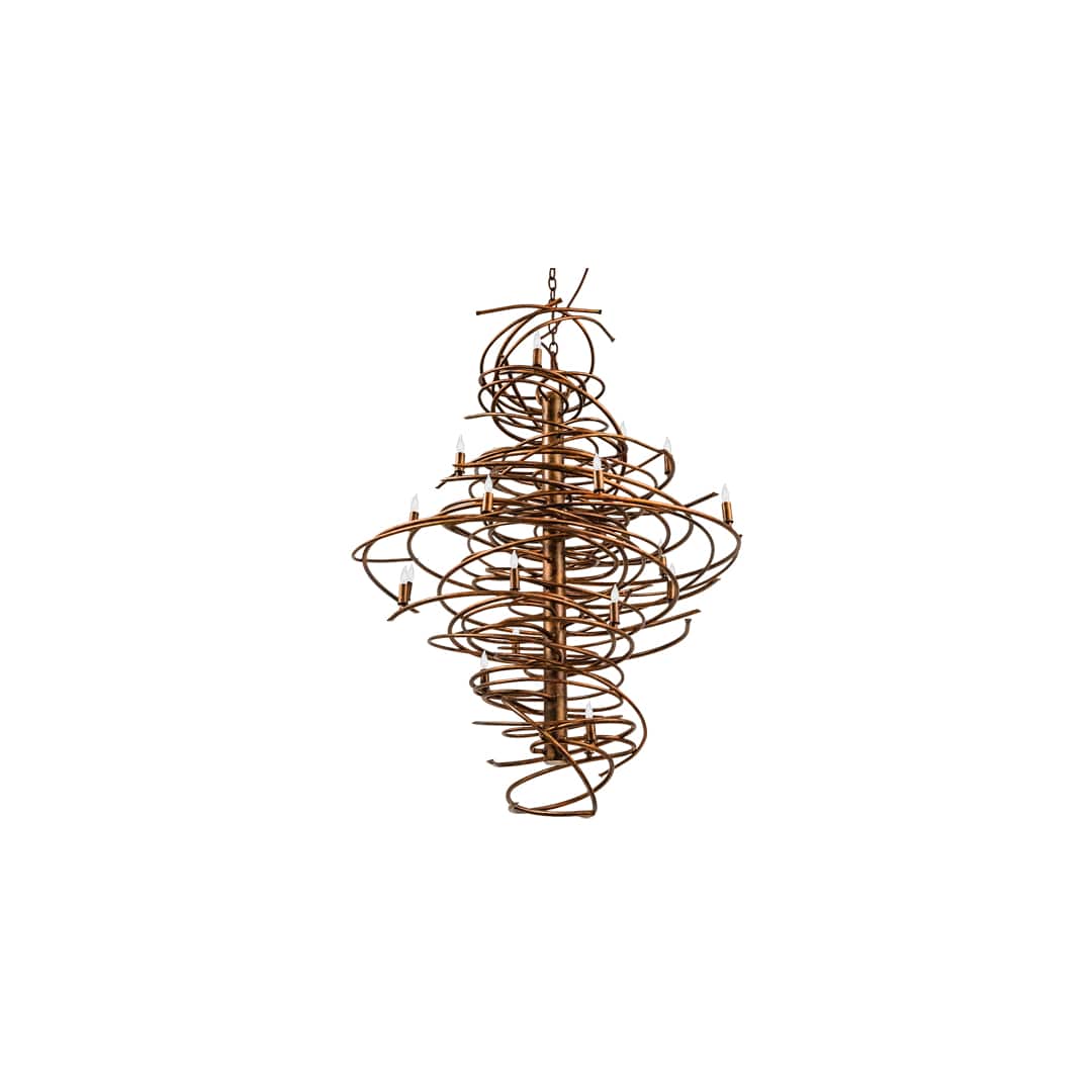 Cyclone 20 Light 40" Wide Taper Candle Style Chandelier