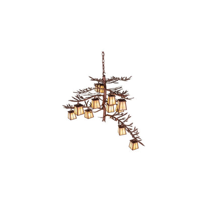 Pine Branch 12 Light 48" Wide Chandelier