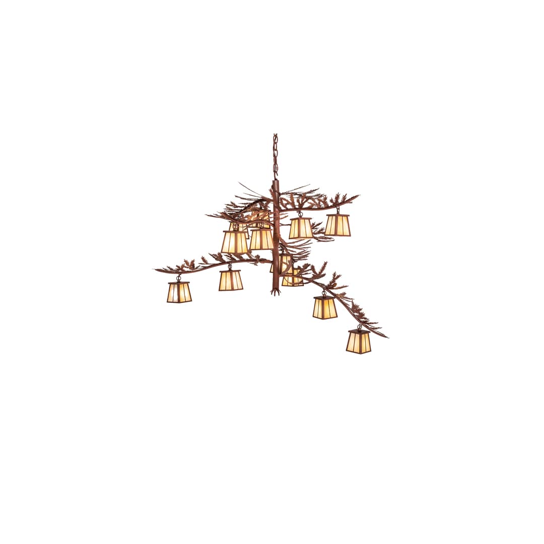 Pine Branch 12 Light 48" Wide Chandelier