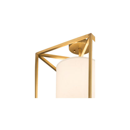 Kitzi Cilindro 20" Wide Semi-Flush Square Ceiling Fixture
