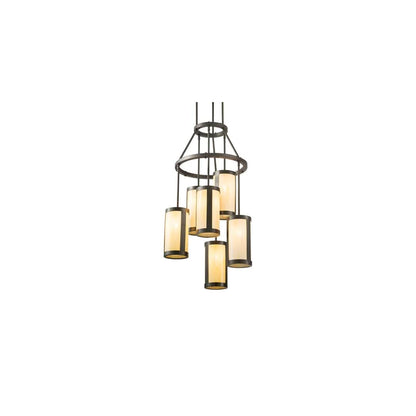Cartier 6 Light 24" Wide Ring Chandelier