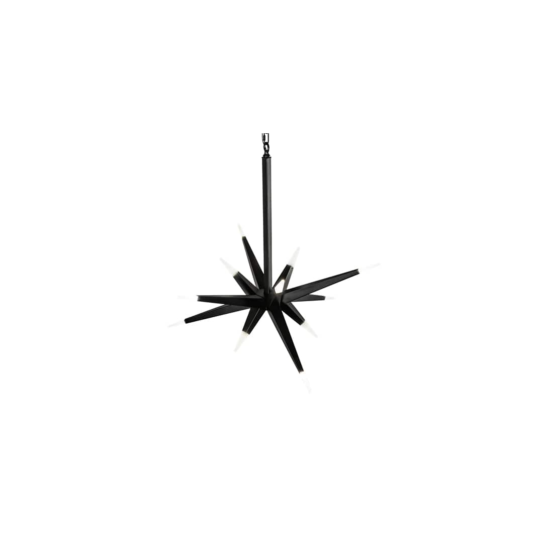 12 Light 38" Wide Abstract Pendant