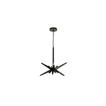 12 Light 38" Wide Abstract Pendant