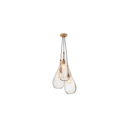 3 Light 18" Wide Multi Light Pendant